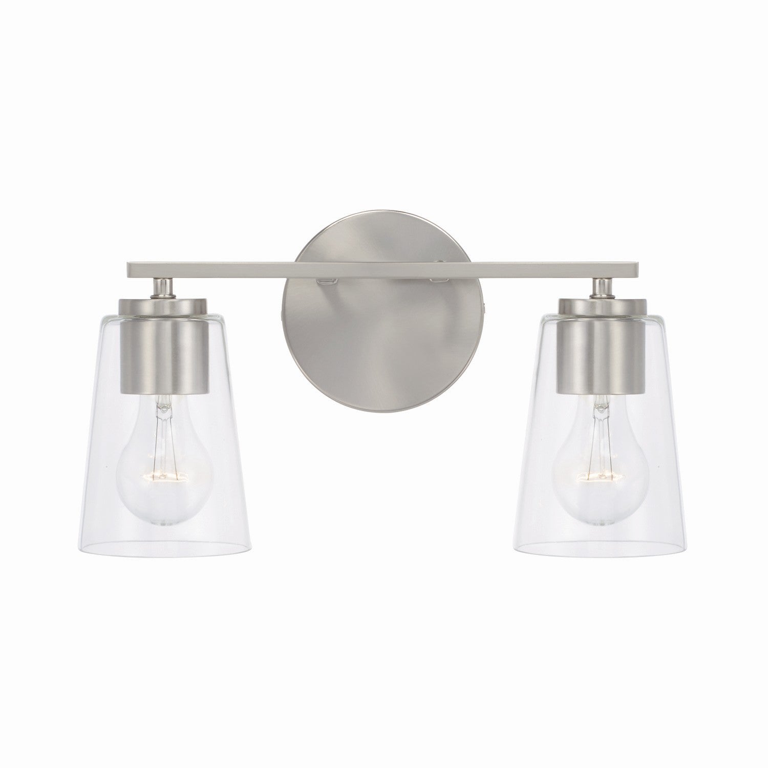 Capital Portman 148621BN-537 Bath Vanity Light 15 in. wide - Brushed Nickel