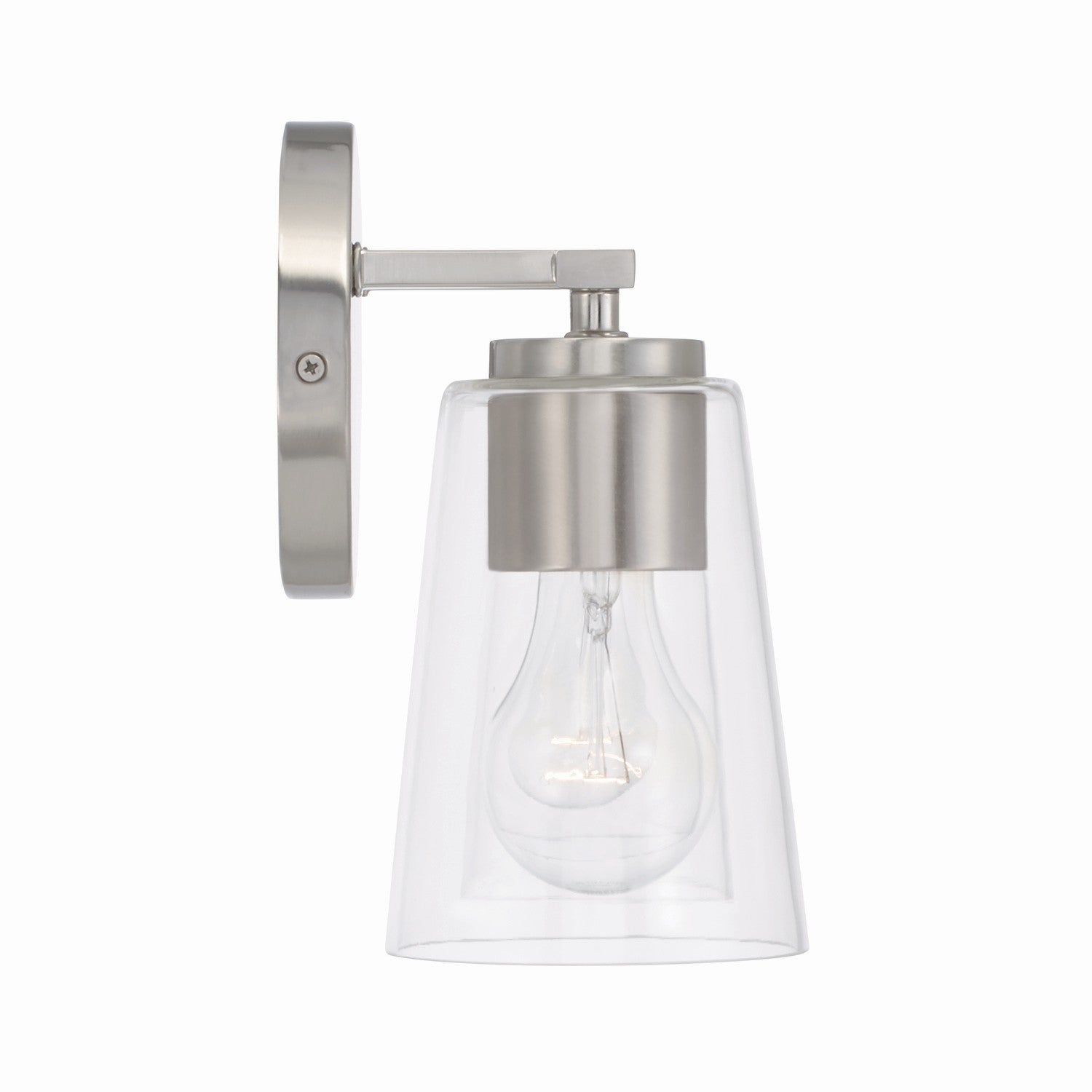 Capital Portman 148621BN-537 Bath Vanity Light 15 in. wide - Brushed Nickel