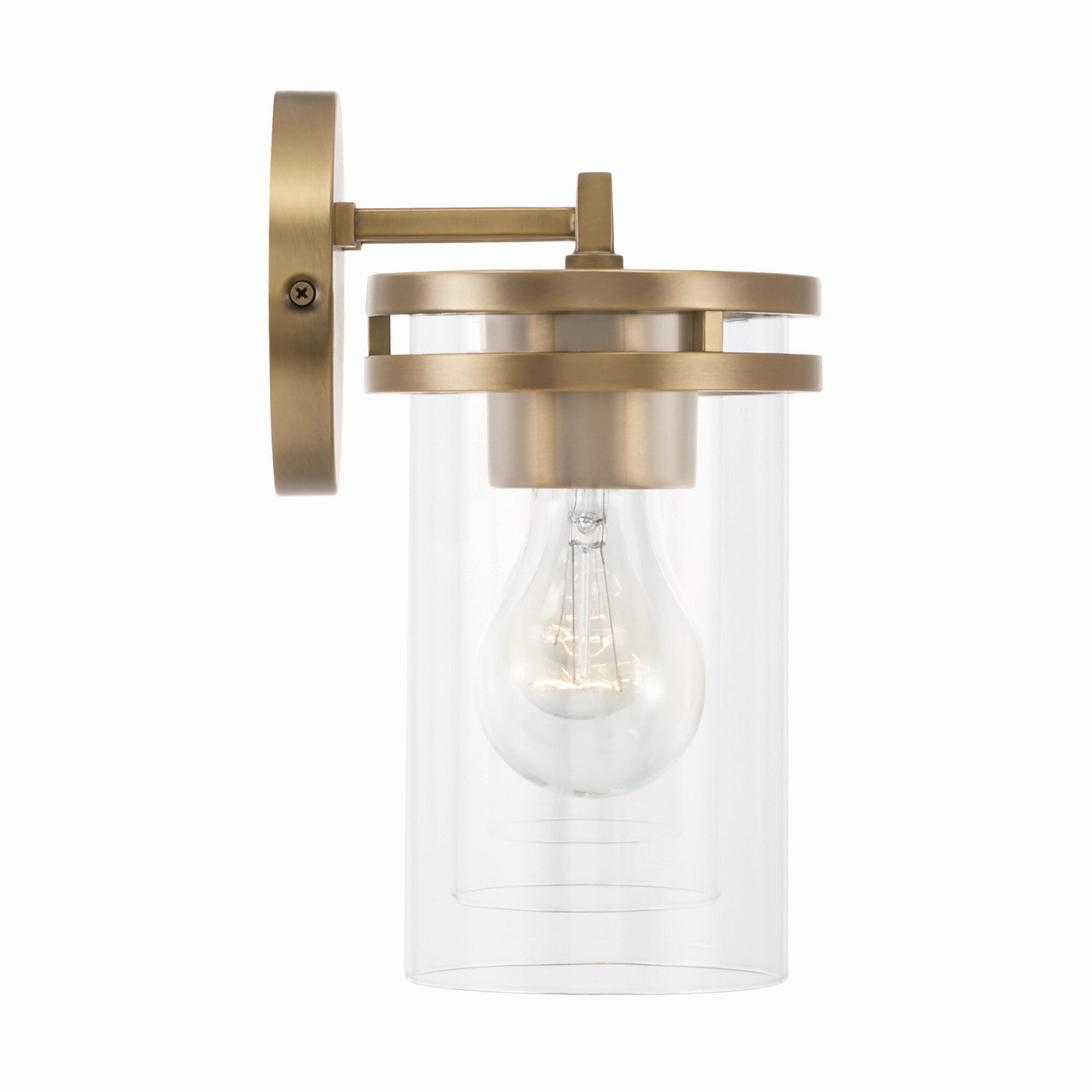 Capital Fuller 148741AD-539 Bath Vanity Light 34 in. wide - Aged Brass