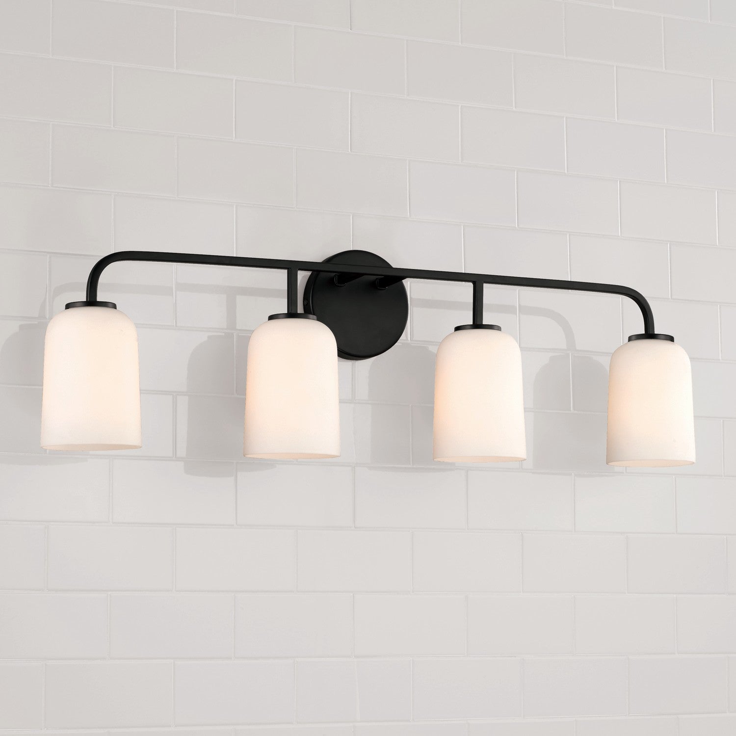 Capital Lawson 148841MB-542 Bath Vanity Light 33 in. wide - Matte Black