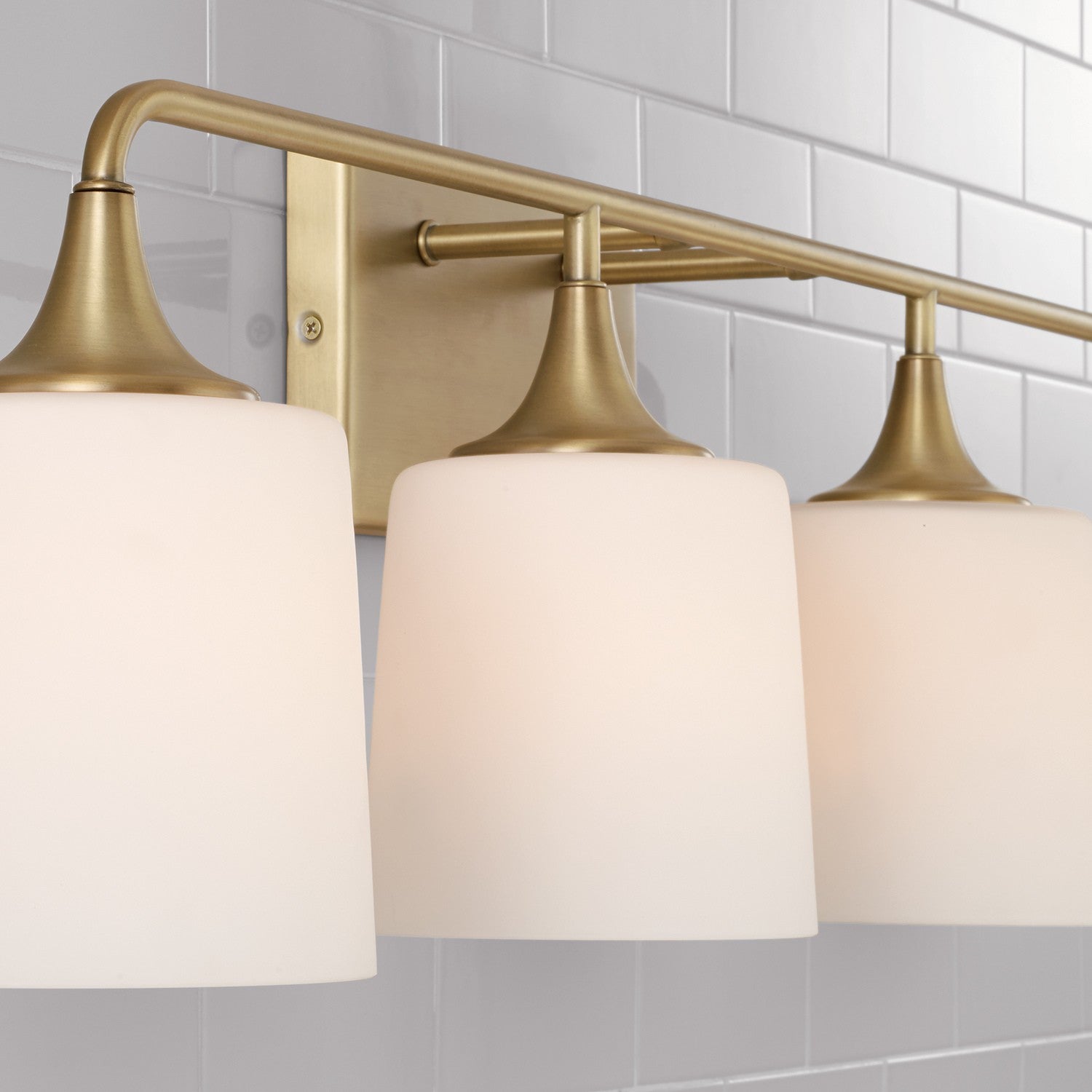 Capital Presley 148941AD-541 Bath Vanity Light 37 in. wide - Aged Brass