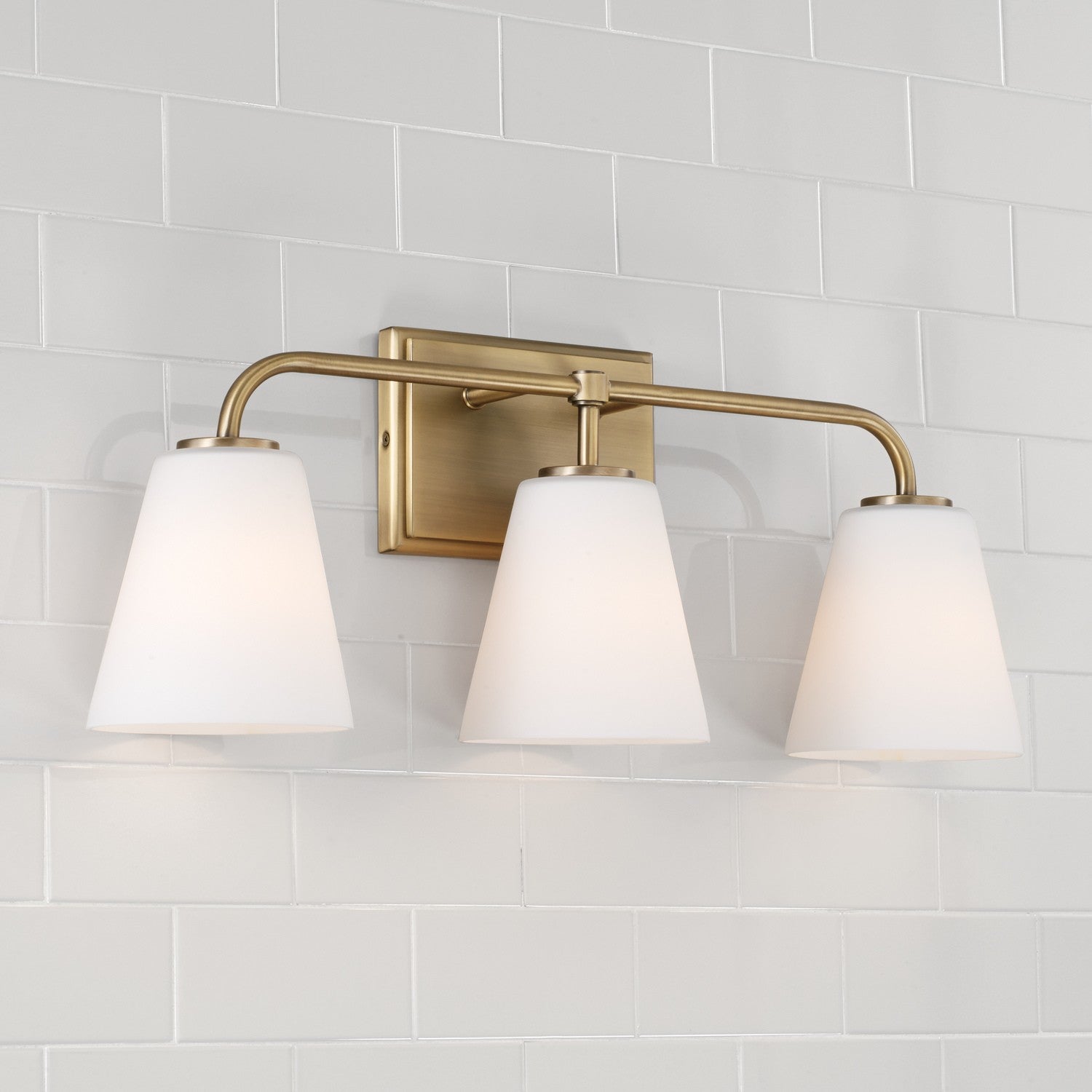 Capital Brody 149431AD-543 Bath Vanity Light 24 in. wide - Aged Brass