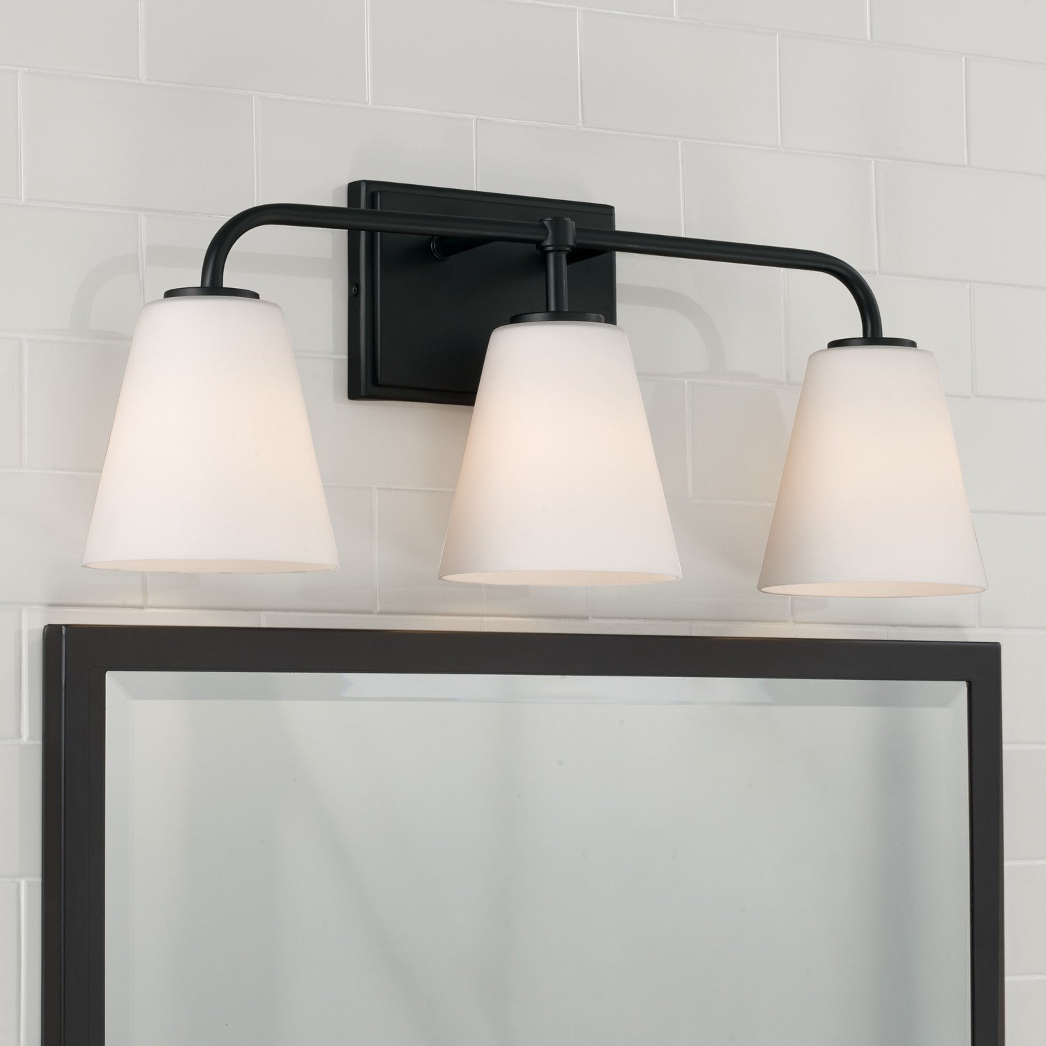 Capital Brody 149431MB-543 Bath Vanity Light 24 in. wide - Matte Black