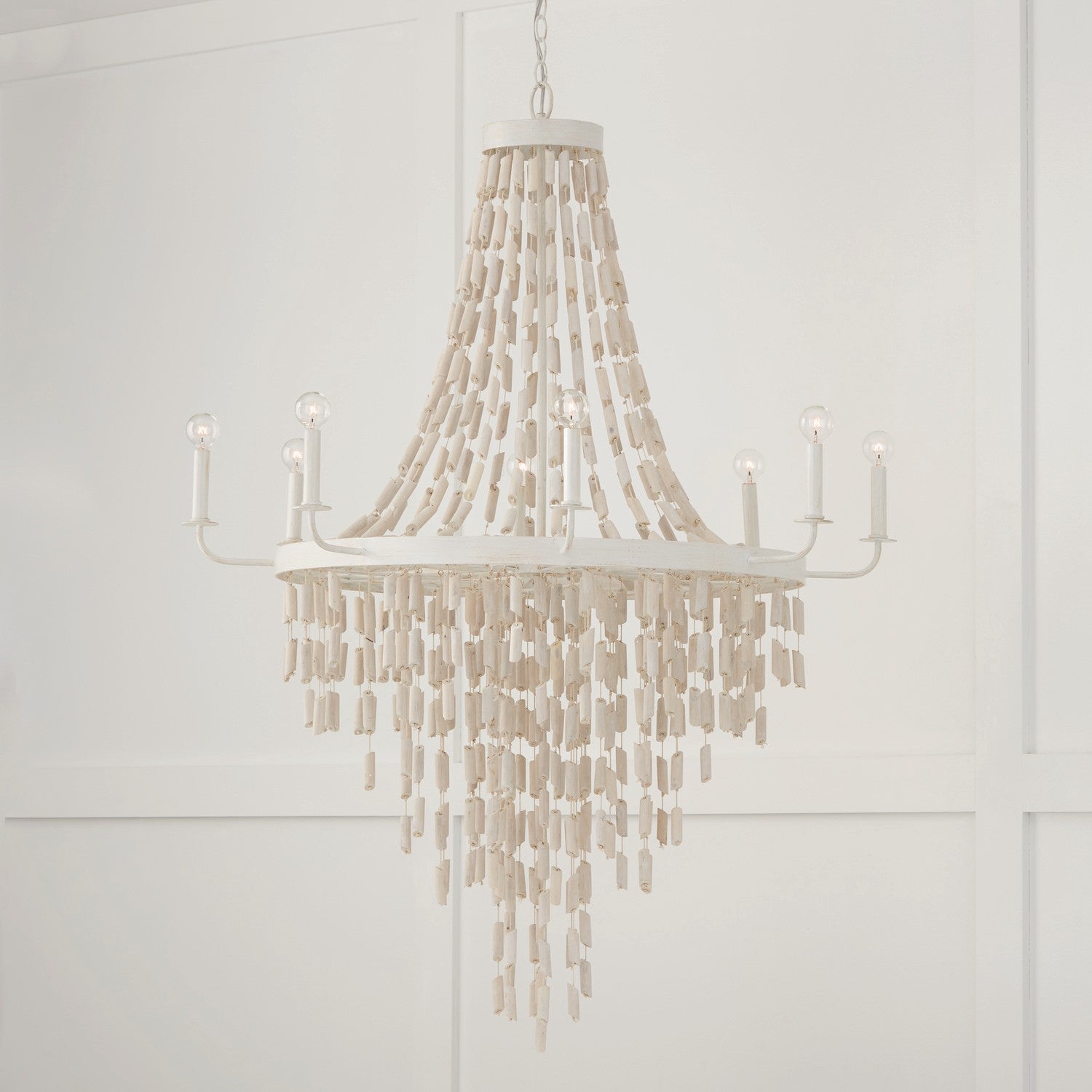 Capital Carissa 447782OW Chandelier Light - Organic White