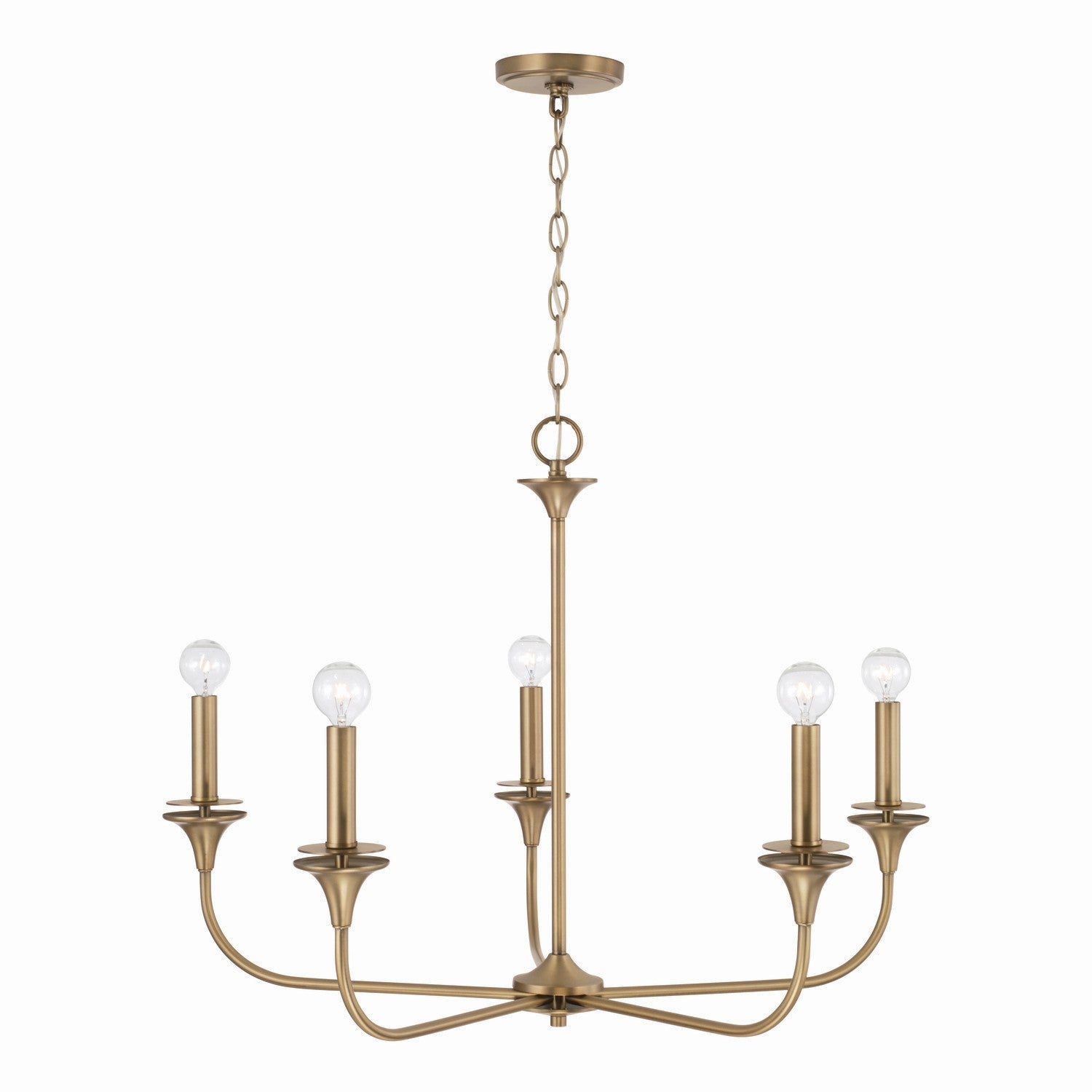 Capital Presley 448951AD Chandelier Light - Aged Brass