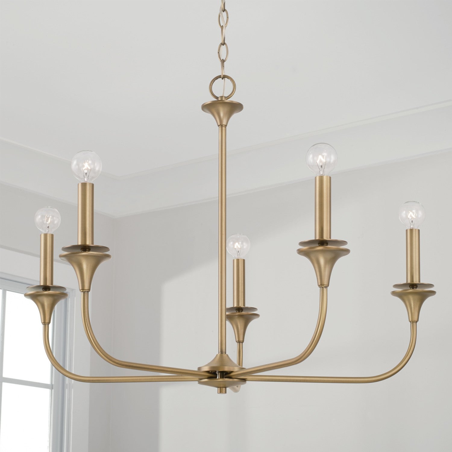 Capital Presley 448951AD Chandelier Light - Aged Brass