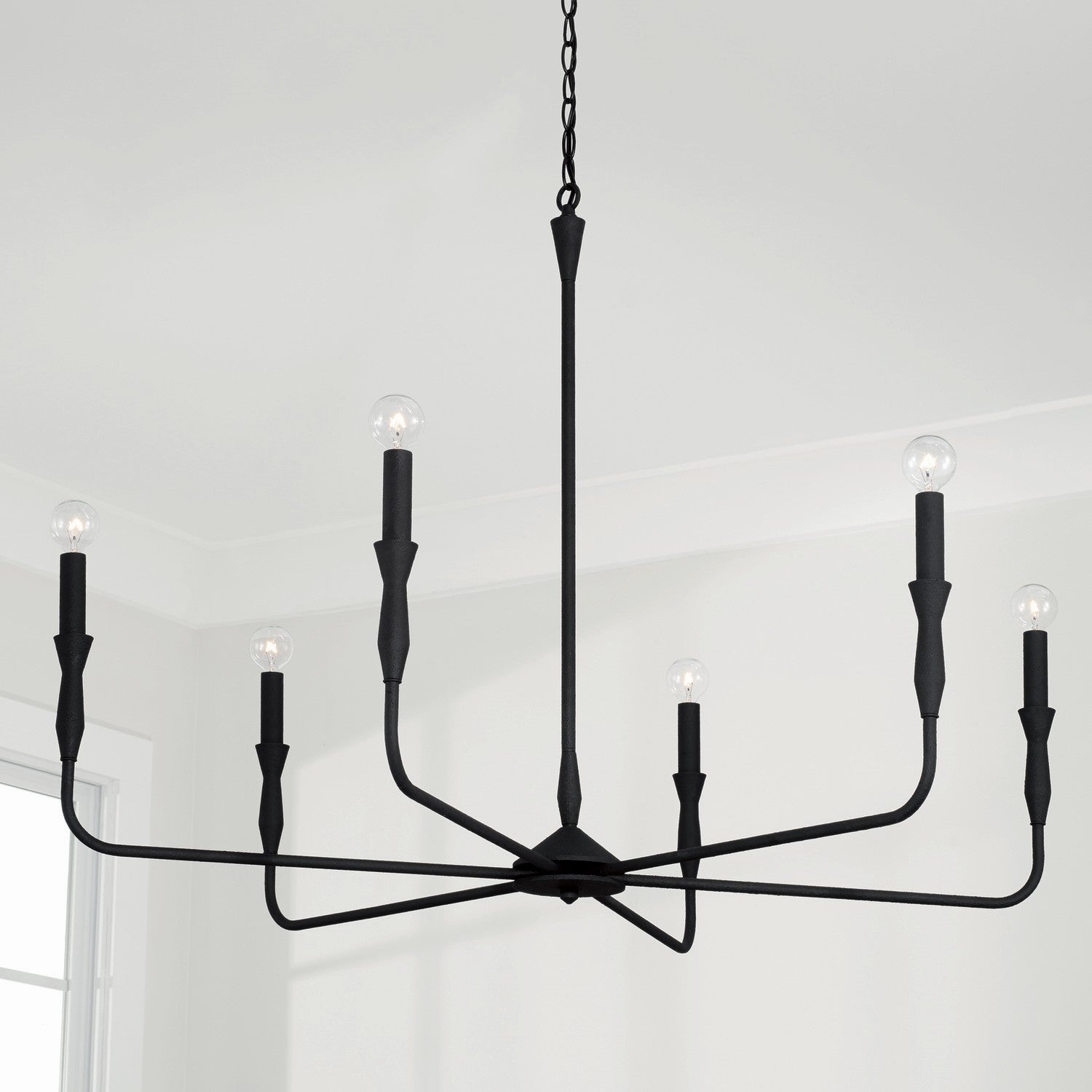 Capital Paloma 450362XK Chandelier Light - Textured Black