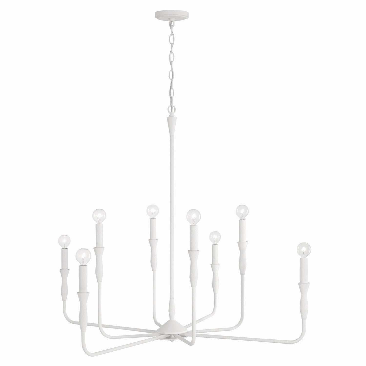 Capital Paloma 450381XW Chandelier Light - Textured White