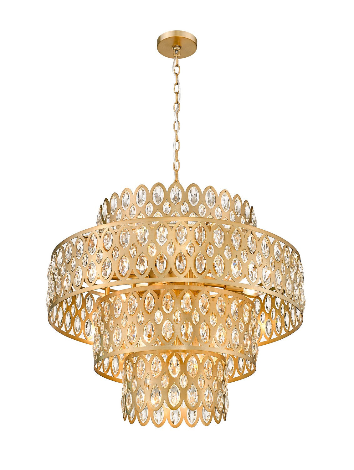 Z-Lite Dealey 822P26-HB Chandelier Light - Heirloom Brass