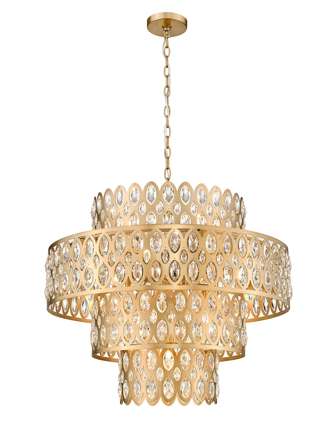 Z-Lite Dealey 822P26-HB Chandelier Light - Heirloom Brass