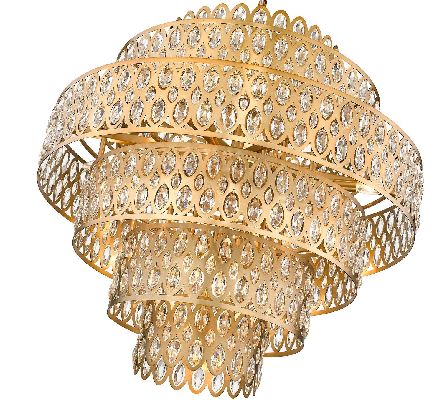 Z-Lite Dealey 822P32-HB Chandelier Light - Heirloom Brass