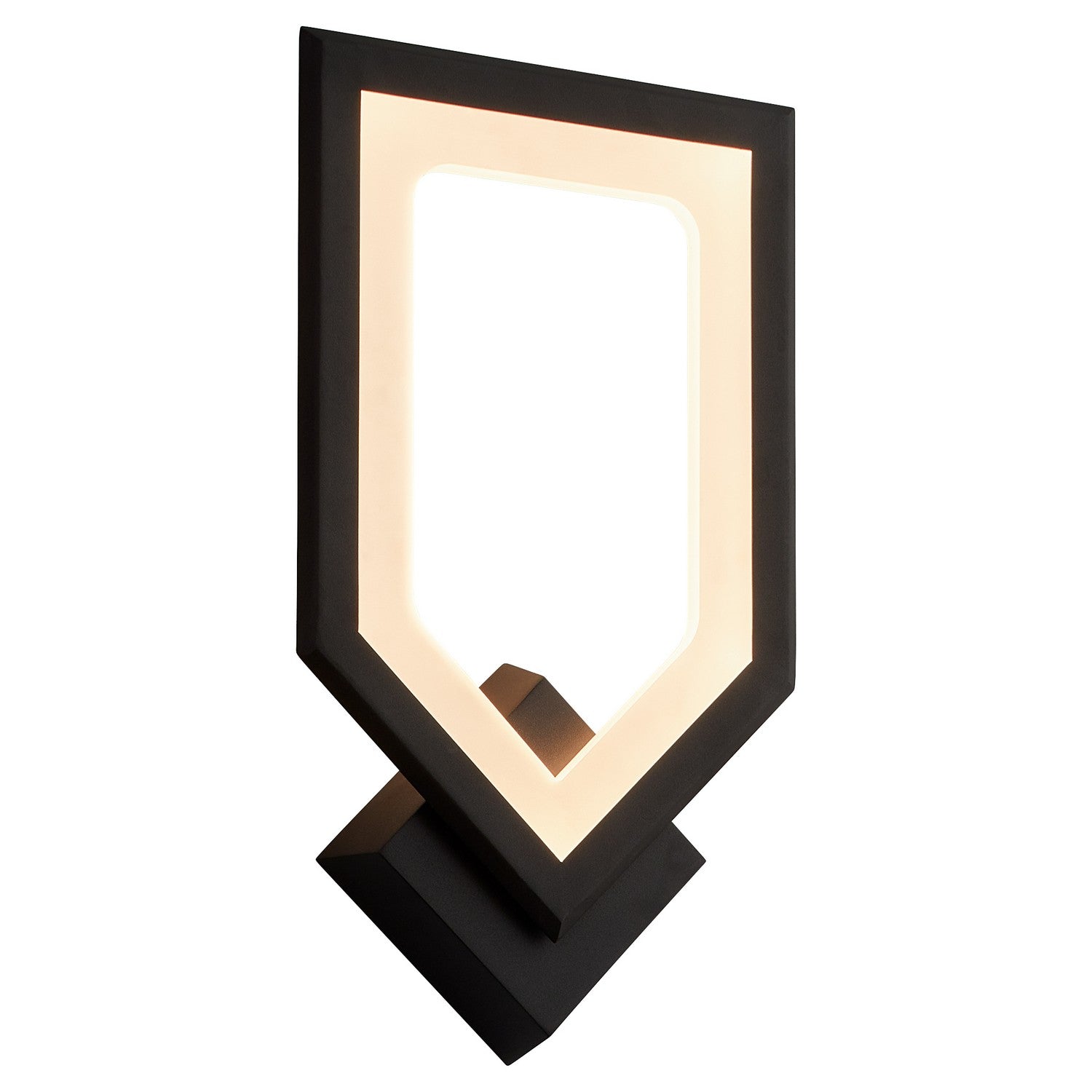 Oxygen by Quorum AEGIS 3-59-15 Sconce - Black